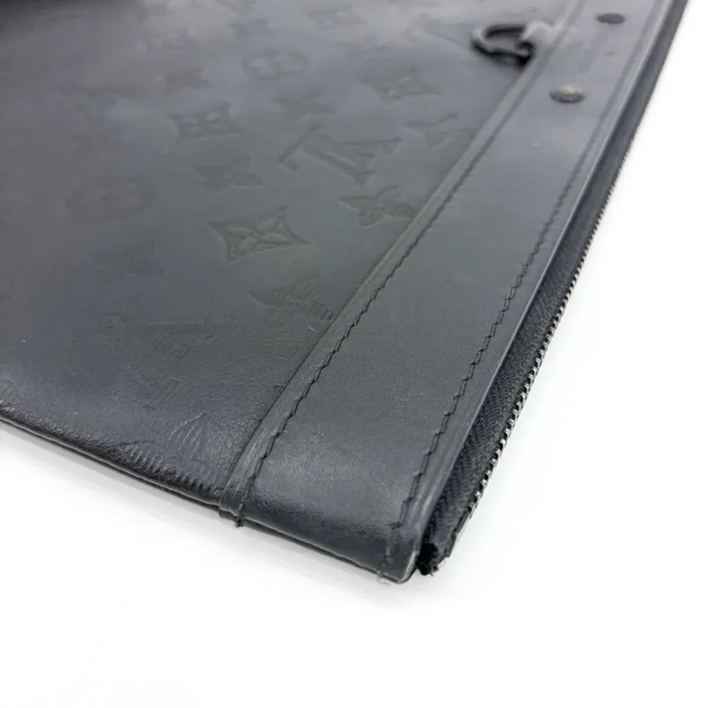 Louis Vuitton Monogram Shadow Pochette A4 Black